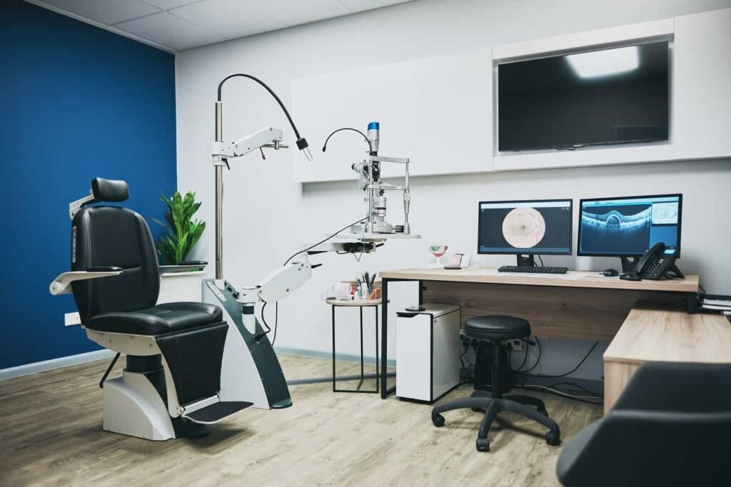 eye care in a optical clinic
