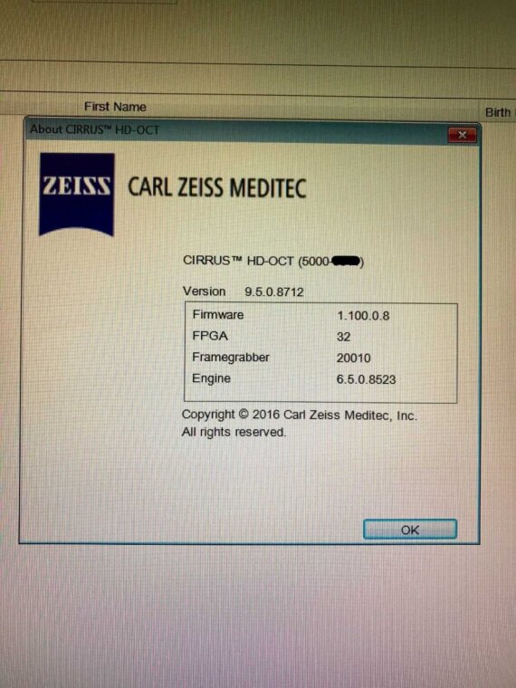 CARL ZEISS Cirrus HD-OCT 5000