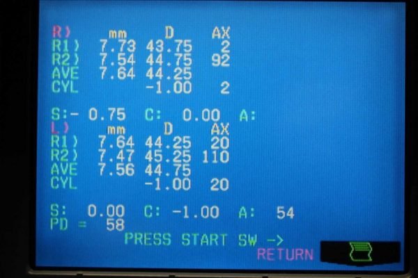 Reichert RK600 Autorefraktometer Keratometer