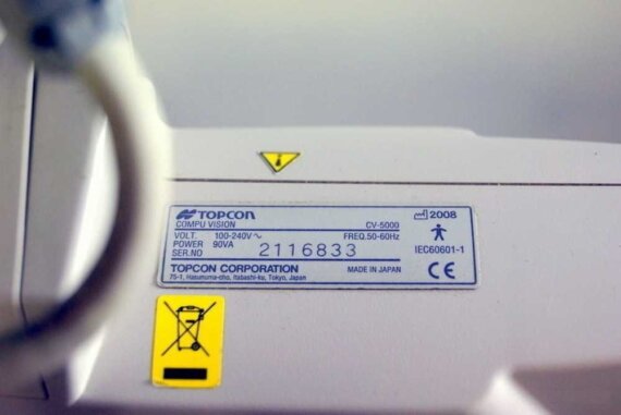 TOPCON CV-5000 DIGITAL PHOROPTOR Automated Vision Tester