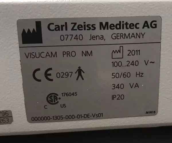 Carl Zeiss Visucam Pro NM Retinale Camera
