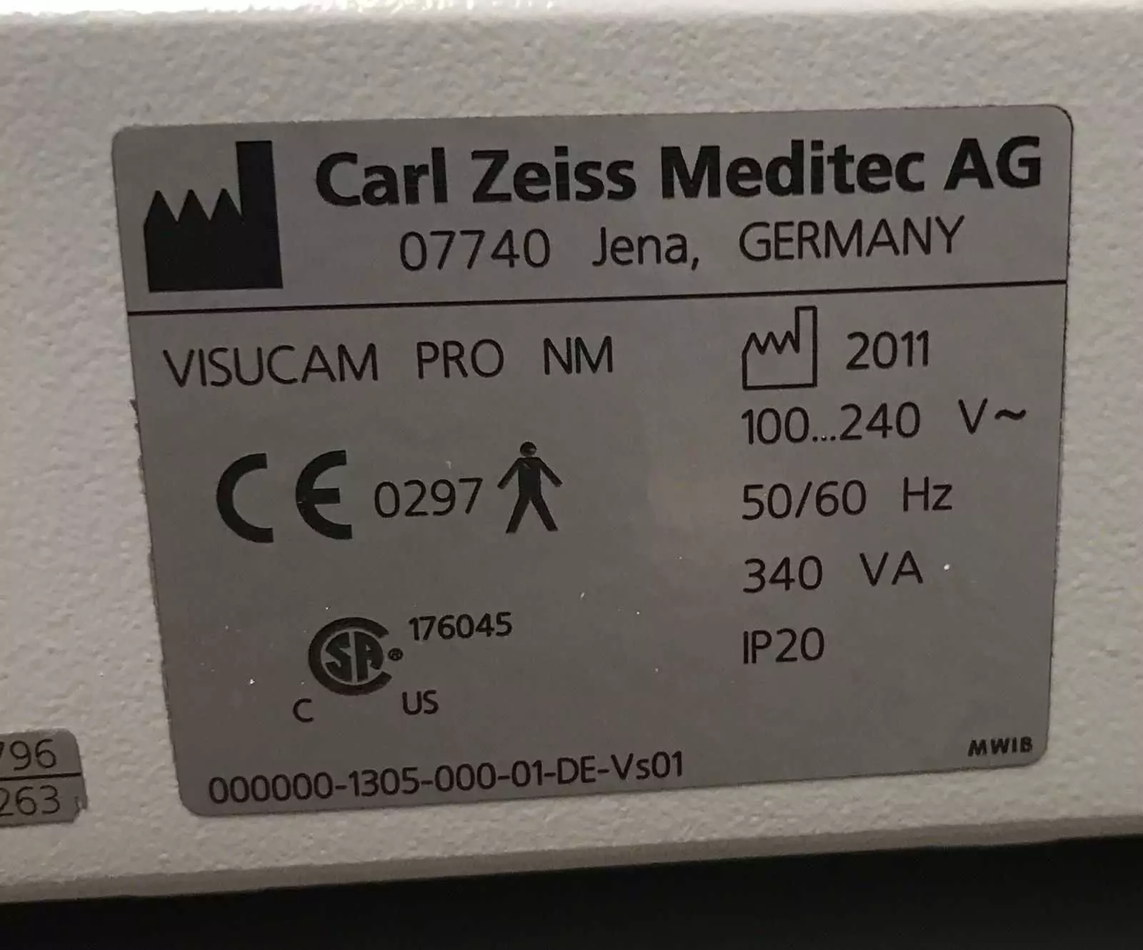 Carl Zeiss Visucam Pro NM Retinale Camera