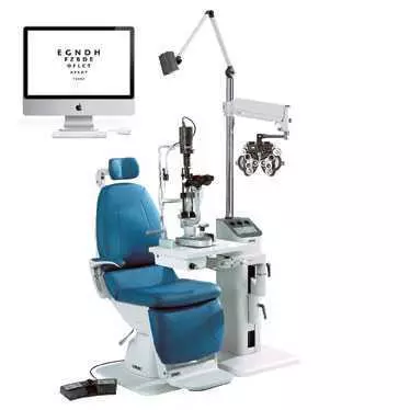 RELIANCE FX 920 Exam Chair with 7900 Ophthalmic Instrument